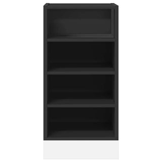 Unterschrank Riga Schwarz 40x44,5x81,5 cm Holzwerkstoff