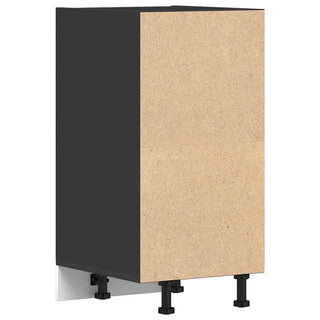 Unterschrank Riga Schwarz 40x44,5x81,5 cm Holzwerkstoff