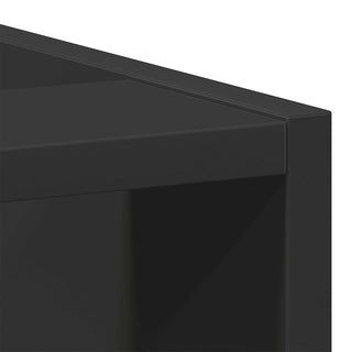 Unterschrank Riga Schwarz 40x44,5x81,5 cm Holzwerkstoff
