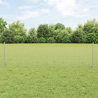 Gartenzaunset Set aus 2 Galvanisierter Stahl 25 x 0,5 m Langlebig