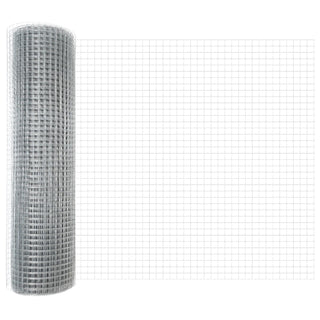 Gartenzaun-Set Set aus 2 Feuerverzinkter Stahl 10 x 0,5 m