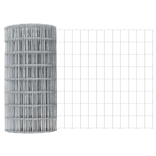 Set für Gartenzaun 2er Set Verzinkter Stahl 10 Meter lang