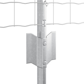 Gartenzaun Roll Set von 2 Verzinkt Verzinkter Stahl 25 Meter