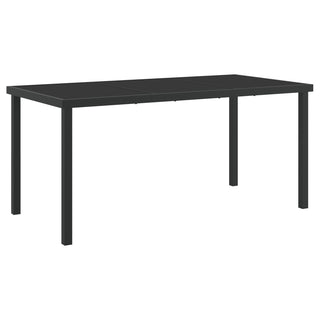 5-teiliges Garten-Essenset Braun Poly Rattan