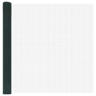 Gartenzaunset 2er Set Grün Metall 25 x 1,5 m Langlebig