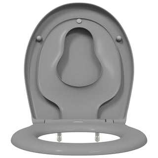 Familien-Toilettensitz mit Kindersitz Schnellentriegelung Duroplast