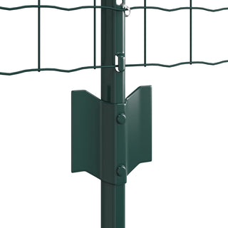 Gartenzaun Set Set von 2 Grün Stahl 25m x 0.4m Langlebig