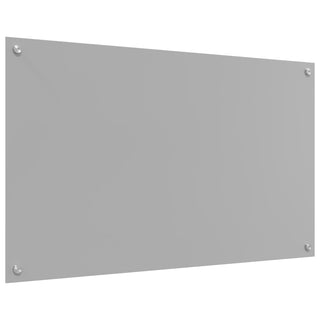 Küchenrückwand in Hellgrau, 100x60x0,6 cm, aus Sicherheitsglas