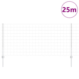 Gartenzaun Set 2er Set Verzinkter Stahl 25 x 1 m Langlebig