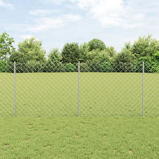 Gartenzaun Set 2er Set Verzinkter Stahl 25 x 1 m Langlebig