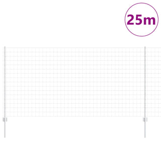 Gartenzaun Set Set aus 2 Verzinktes Grau Verzinkter Stahl