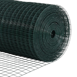 Gartenzaun Set Set aus 2 Grün Stahl Mittel Langlebig