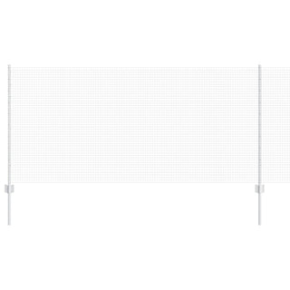 Gartenzaun-Set 2-teilig Verzinkter Stahl 10 x 1 m Langlebig