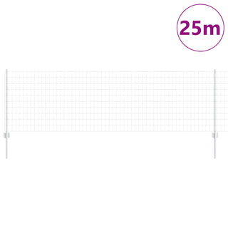Gartenzaun Set Set aus 2 Verzinkt Verzinkter Stahl 25 x 0,8 m