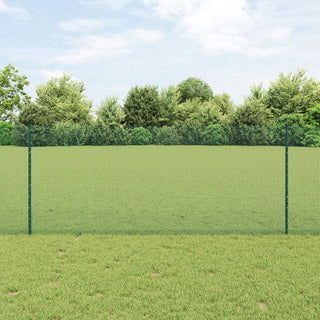 Gartenzaun-Set Set aus 2 Grün Metall 10 x 1 m Gartenzaun