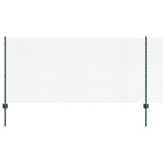 Gartenzaun Set Set aus 2 Grün Stahl Mittel Langlebig