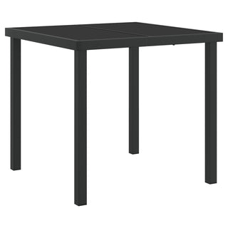 3-teiliges Garten-Essenset mit Kissen Schwarz Poly-Rattan