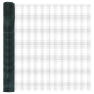 Gartenzaunset Set von 2 Grün Metall 10 x 1 m Langlebig