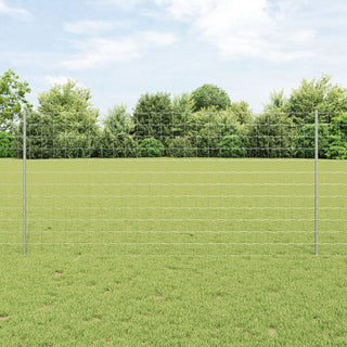 Gartenzaunset Set aus 2 Verzinkter Stahl 25 x 1,2 m Robuster