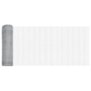 Gartenzaun-Set Set aus 2 Verzinkter Stahl 25 x 0.5 m Langlebig