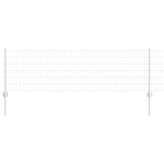 Gartenzaun Set Set aus 2 Feuerverzinkter Stahl 50 x 0.6 m Stabil