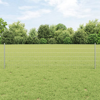 Gartenzaun Set Set aus 2 Feuerverzinkter Stahl 50 x 0.6 m Stabil