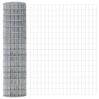 Gartenzaun Set Set aus 2 Verzinktes Grau Verzinkter Stahl