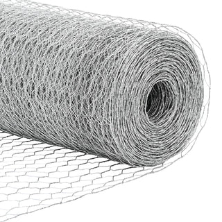 Gartenzaun-Set Set aus 2 Verzinkter Stahl 25 x 0.5 m Langlebig