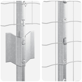 Gartenzaun-Set Set aus 2 Verzinkt Stahl Groß Haltbar